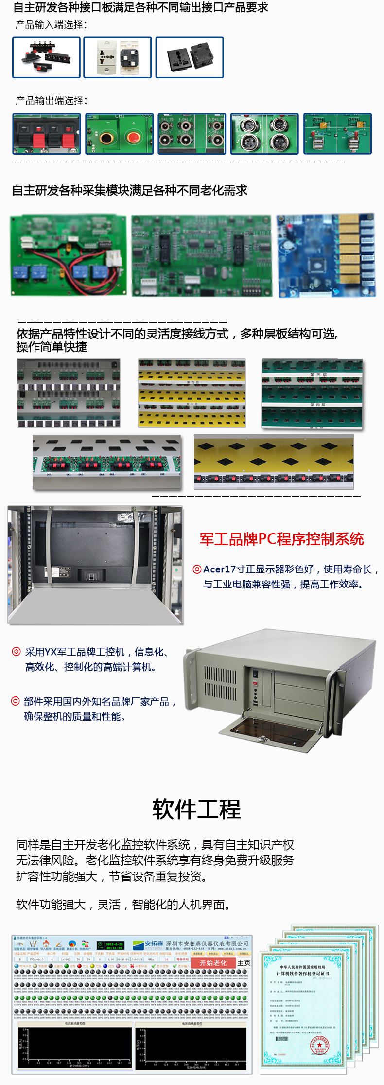 電子負載老化架